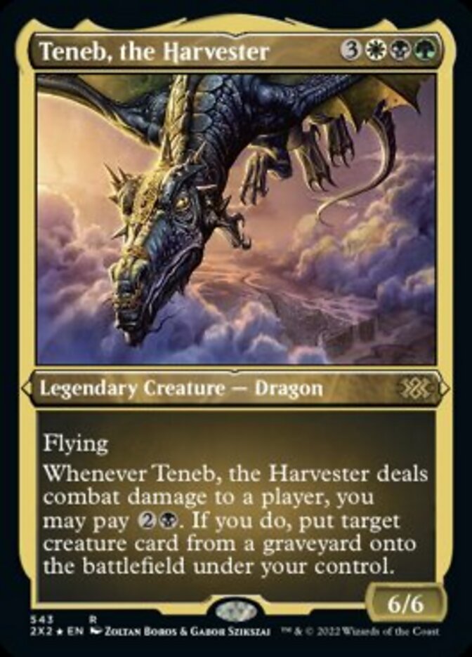 Teneb, the Harvester (Foil Etched) [Double Masters 2022] | Boutique FDB TCG