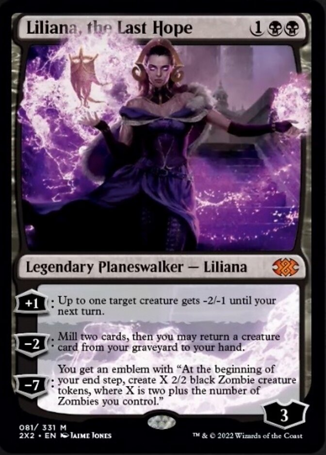 Liliana, the Last Hope [Double Masters 2022] | Boutique FDB TCG