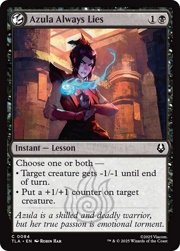 Azula Always Lies [Avatar: The Last Airbender] | Boutique FDB TCG