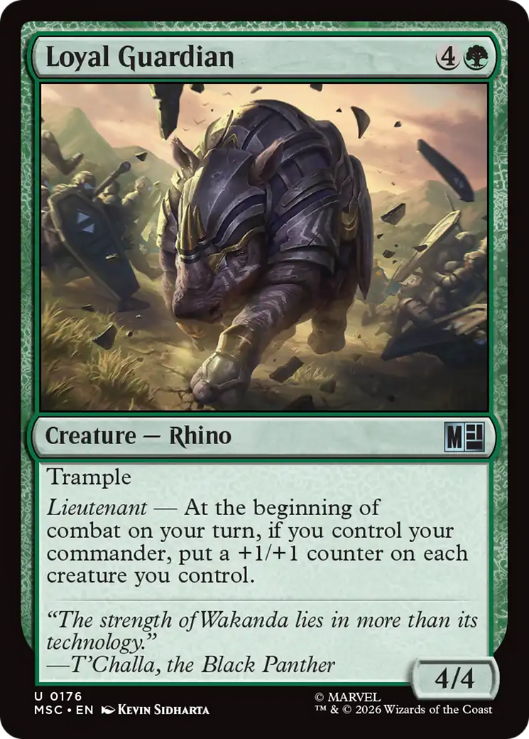 Loyal Guardian (Surge Foil) [Marvel Super Heroes Commander] | Boutique FDB TCG