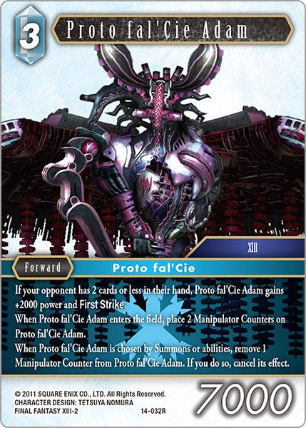 Proto fal'Cie Adam [Opus XIV: Crystal Abyss] | Boutique FDB TCG