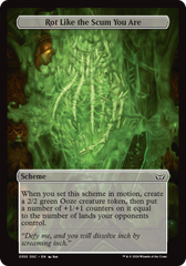 Rot Like the Scum You Are (Full Art) [Duskmourn: Archenemy] | Boutique FDB TCG