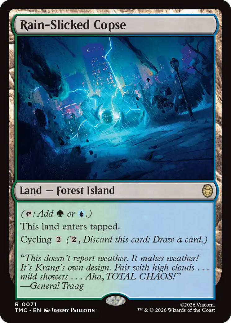 Rain-Slicked Copse [Teenage Mutant Ninja Turtles Commander] | Boutique FDB TCG