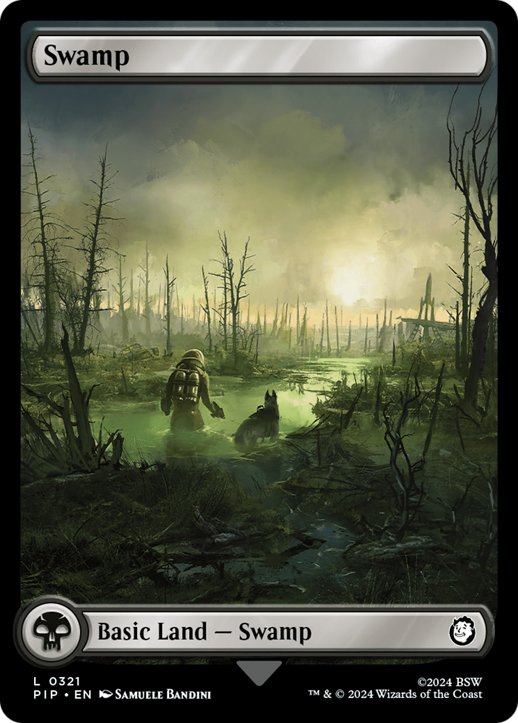 Swamp (0321) [Fallout] | Boutique FDB TCG