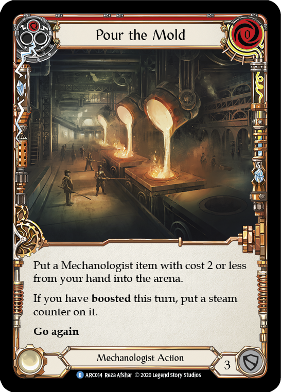 Pour the Mold (Red) [U-ARC014] (Arcane Rising Unlimited)  Unlimited Rainbow Foil | Boutique FDB TCG