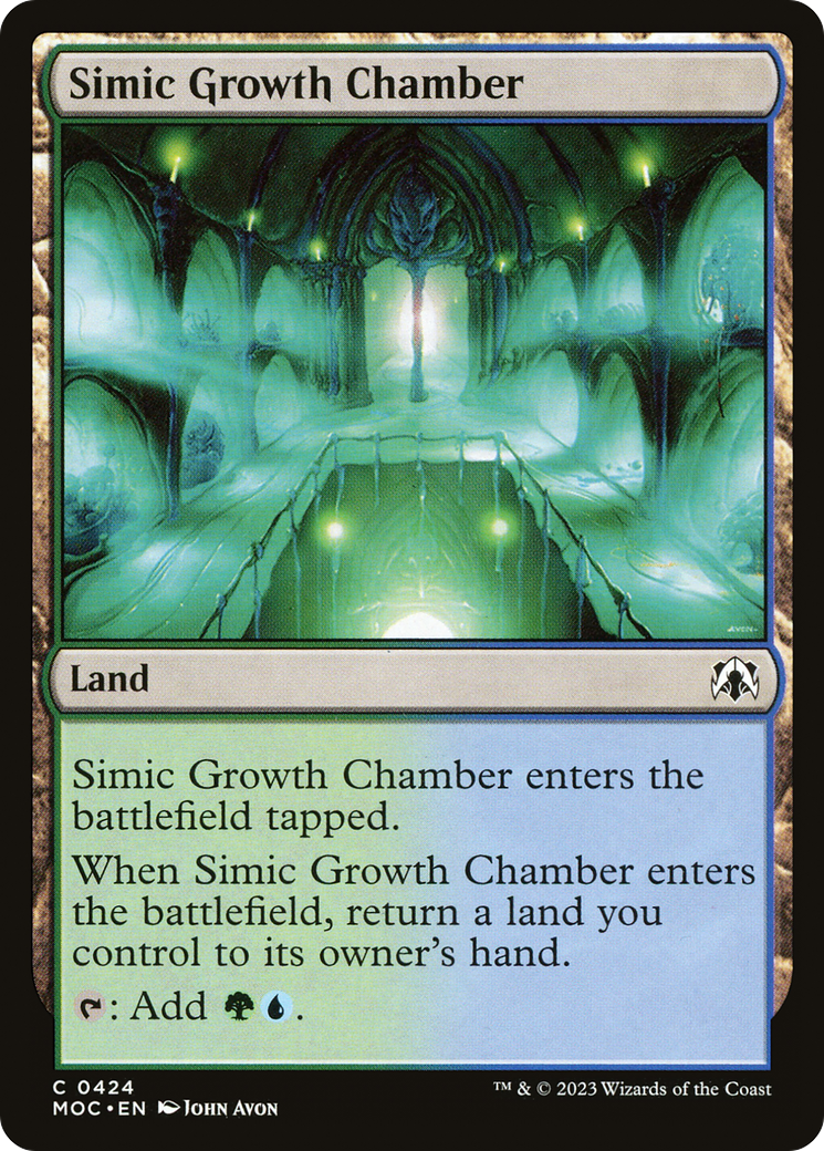 Simic Growth Chamber [March of the Machine Commander] | Boutique FDB TCG