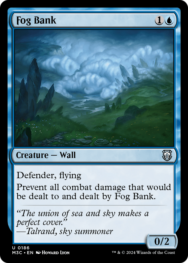 Fog Bank (Ripple Foil) [Modern Horizons 3 Commander] | Boutique FDB TCG
