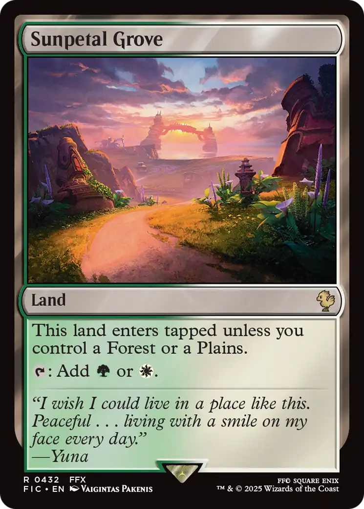 Sunpetal Grove [FINAL FANTASY Commander] | Boutique FDB TCG