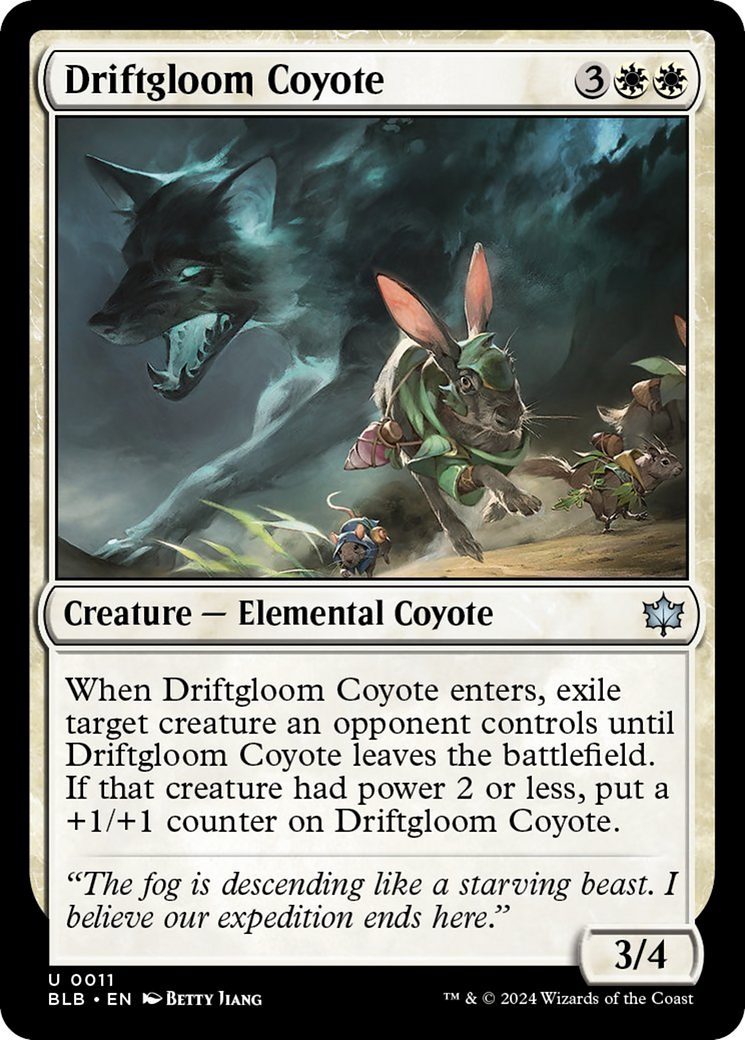 Driftgloom Coyote [Bloomburrow] | Boutique FDB TCG