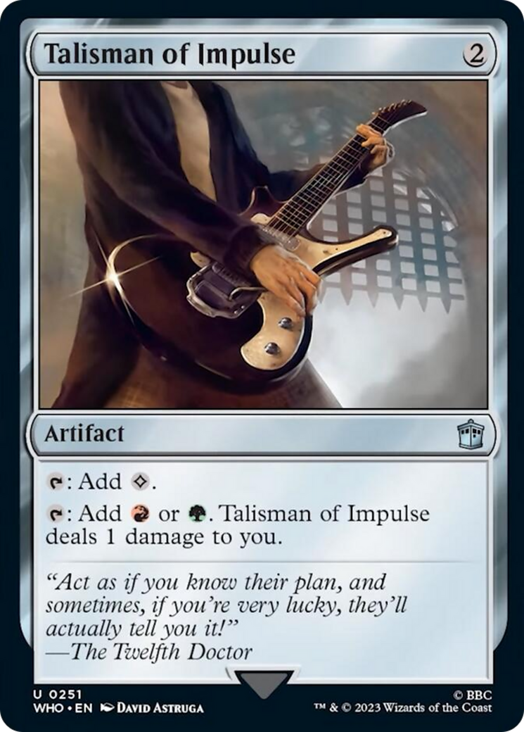 Talisman of Impulse [Doctor Who] | Boutique FDB TCG