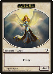 Angel // Demon Double-Sided Token (Oversized) [Open the Helvault] | Boutique FDB TCG