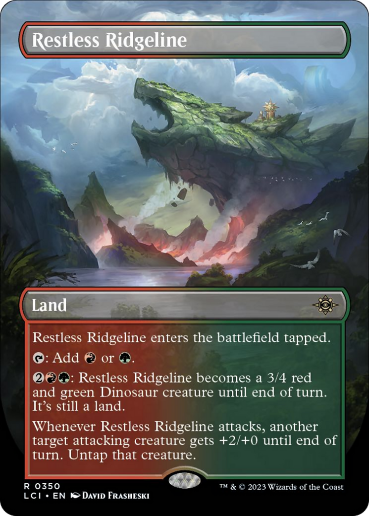 Restless Ridgeline (Borderless) [The Lost Caverns of Ixalan] | Boutique FDB TCG