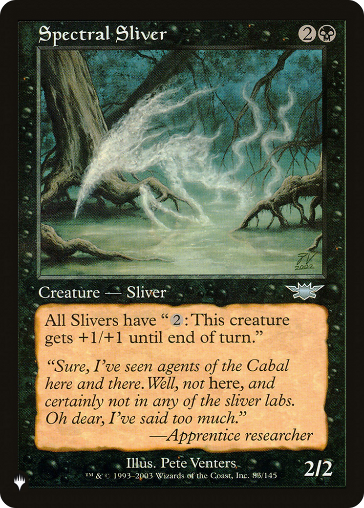 Spectral Sliver [The List Reprints] | Boutique FDB TCG