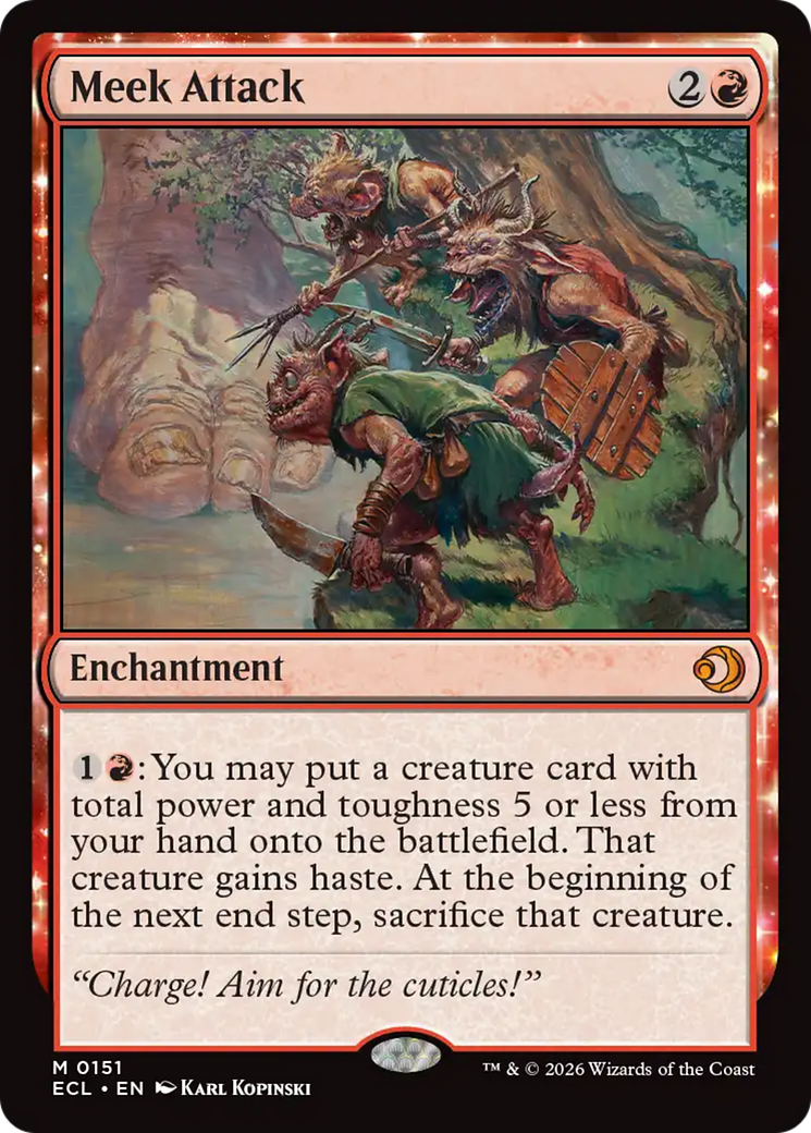 Meek Attack [Lorwyn Eclipsed] | Boutique FDB TCG