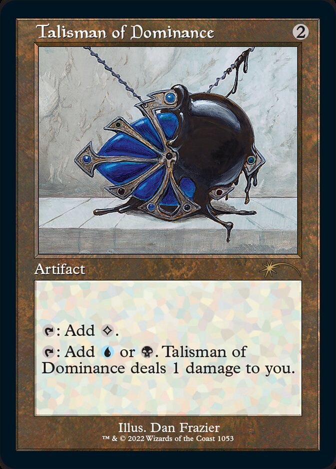 Talisman of Dominance (Foil Etched) [Secret Lair Drop Series] | Boutique FDB TCG