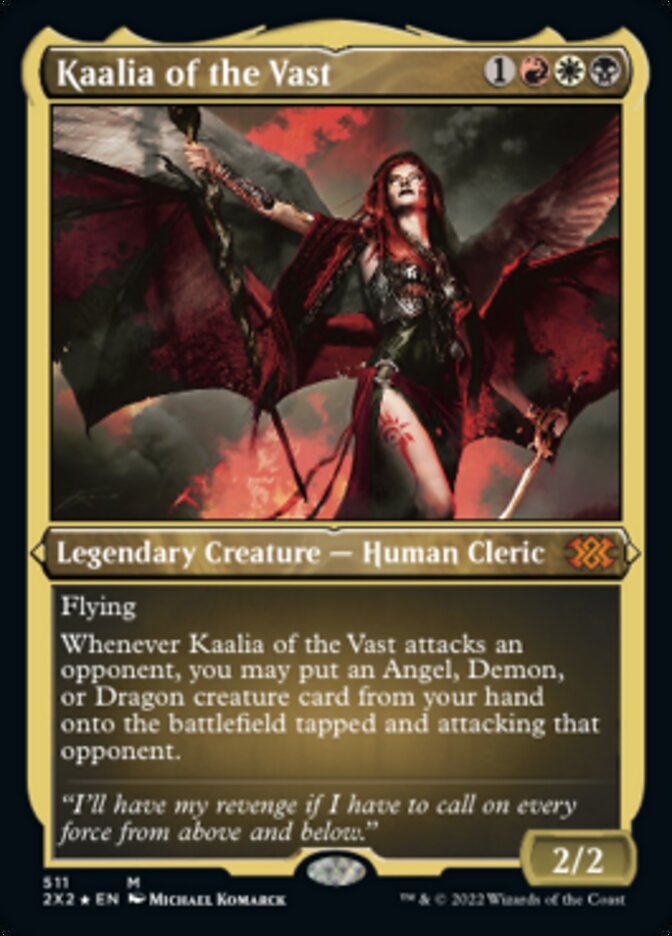 Kaalia of the Vast (Foil Etched) [Double Masters 2022] | Boutique FDB TCG