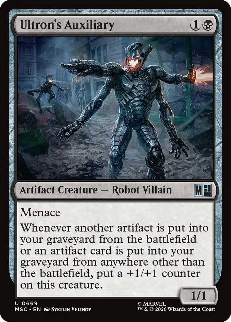 Ultron's Auxiliary [Marvel Super Heroes Commander] | Boutique FDB TCG