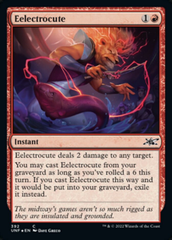 Eelectrocute (Galaxy Foil) [Unfinity] | Boutique FDB TCG