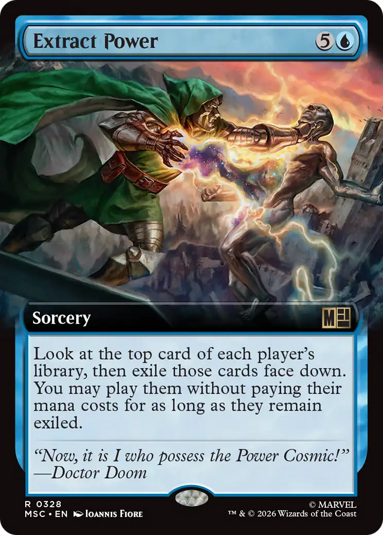 Extract Power (Extended Art) [Marvel Super Heroes Commander] | Boutique FDB TCG