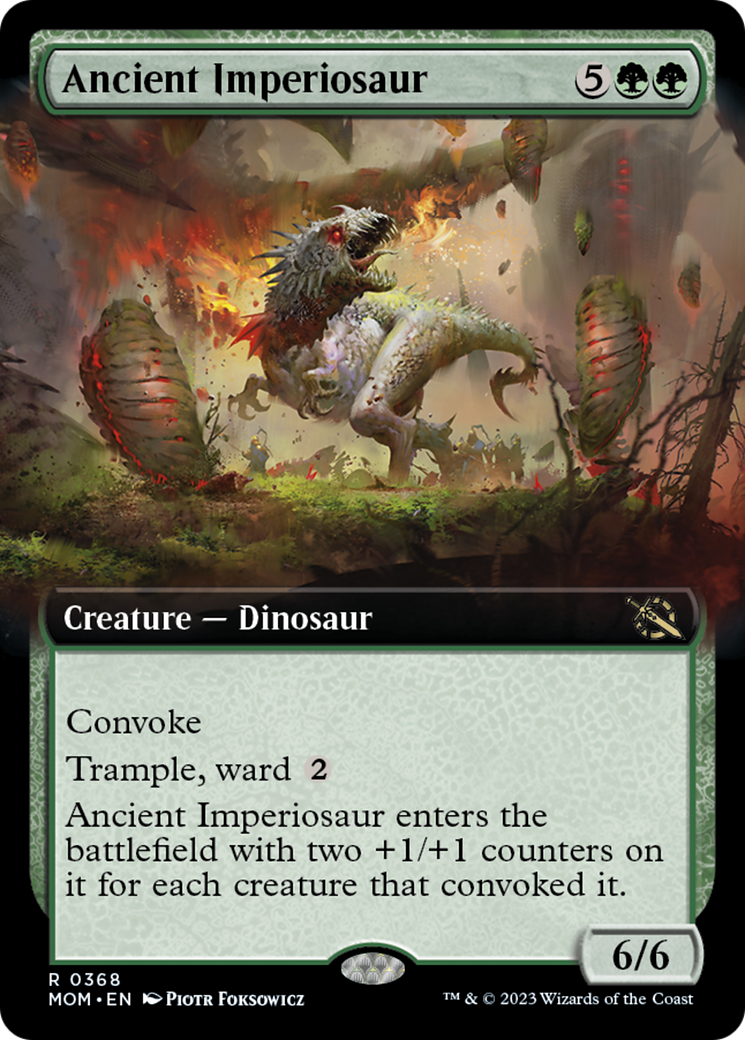 Ancient Imperiosaur (Extended Art) [March of the Machine] | Boutique FDB TCG
