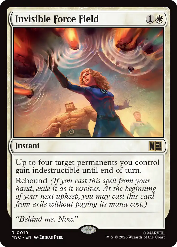 Invisible Force Field (Surge Foil) [Marvel Super Heroes Commander] | Boutique FDB TCG