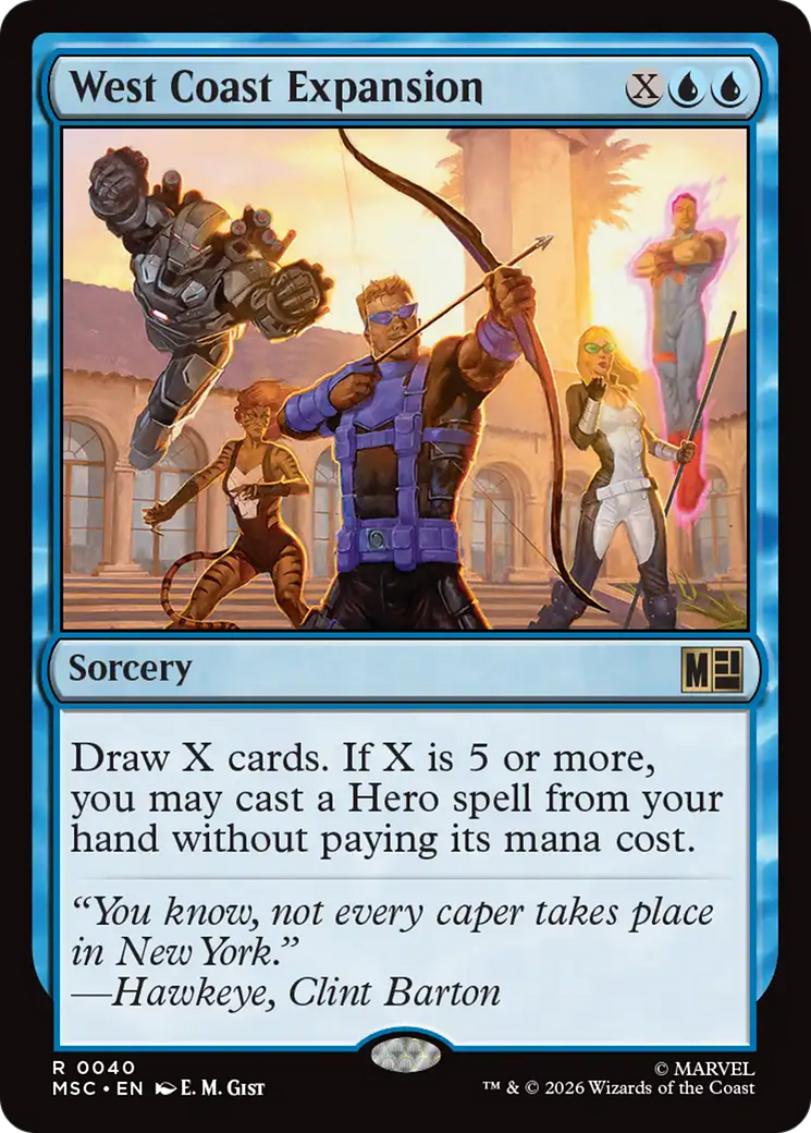 West Coast Expansion [Marvel Super Heroes Commander] | Boutique FDB TCG