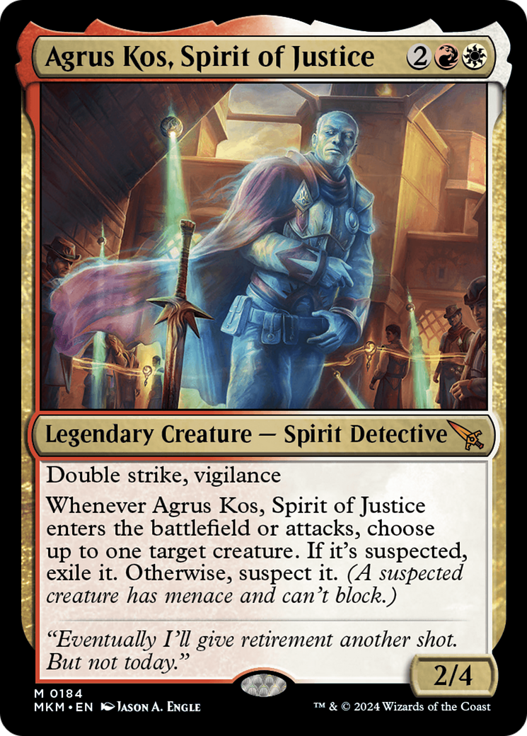 Agrus Kos, Spirit of Justice [Murders at Karlov Manor] | Boutique FDB TCG