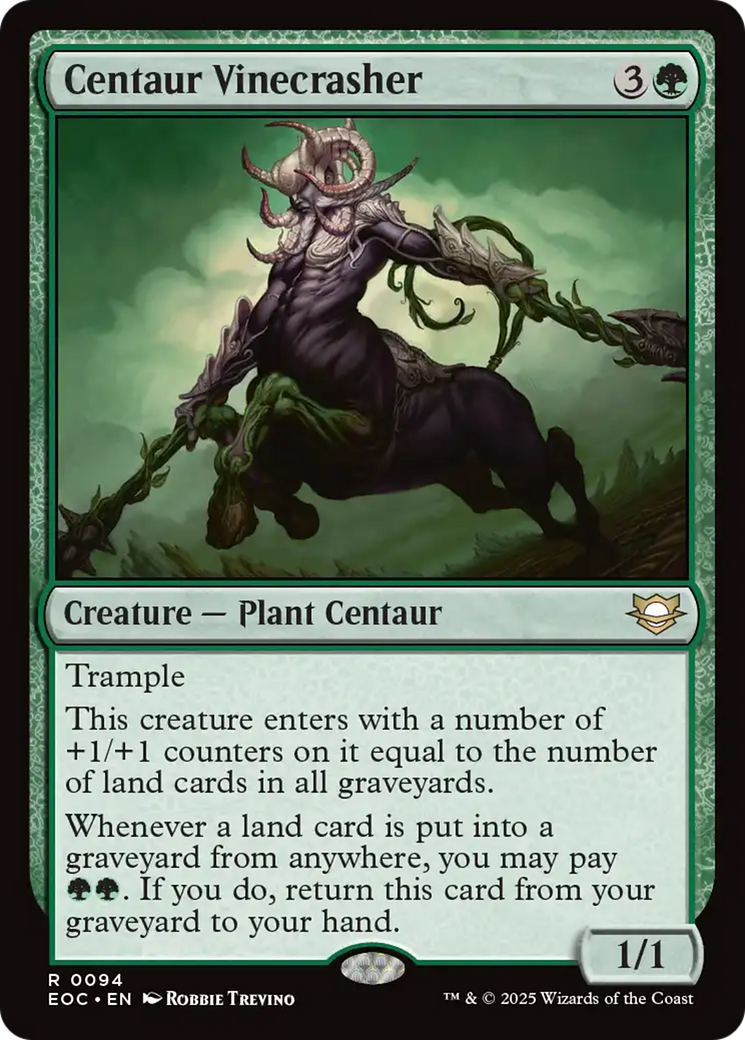 Centaur Vinecrasher [Edge of Eternities Commander] | Boutique FDB TCG