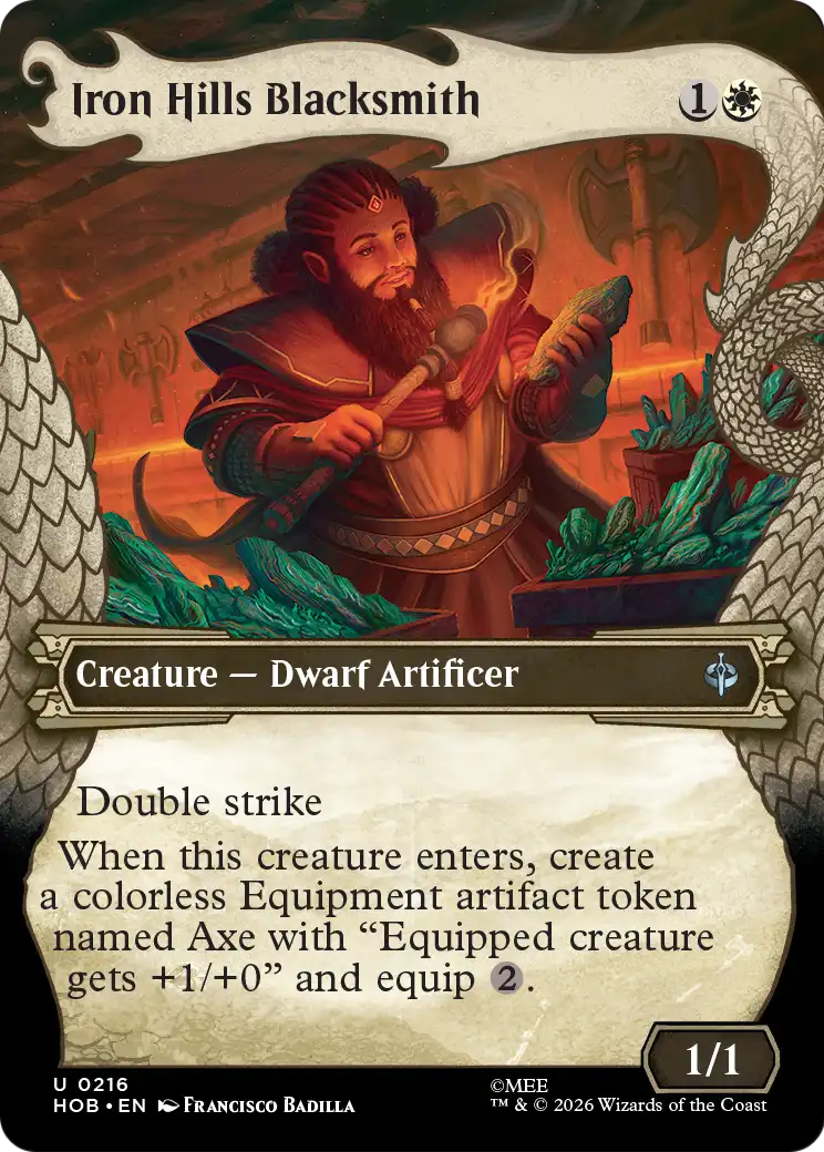 Iron Hills Blacksmith (Showcase) [The Hobbit] | Boutique FDB TCG