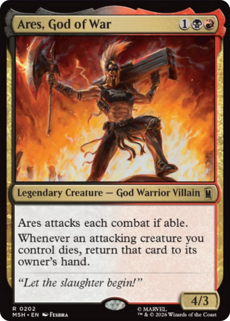 Ares, God of War [Marvel Super Heroes] | Boutique FDB TCG