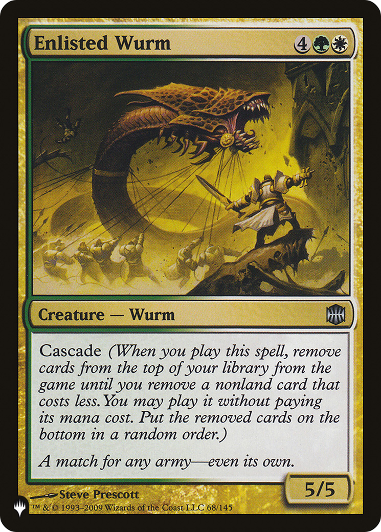 Enlisted Wurm [The List] | Boutique FDB TCG