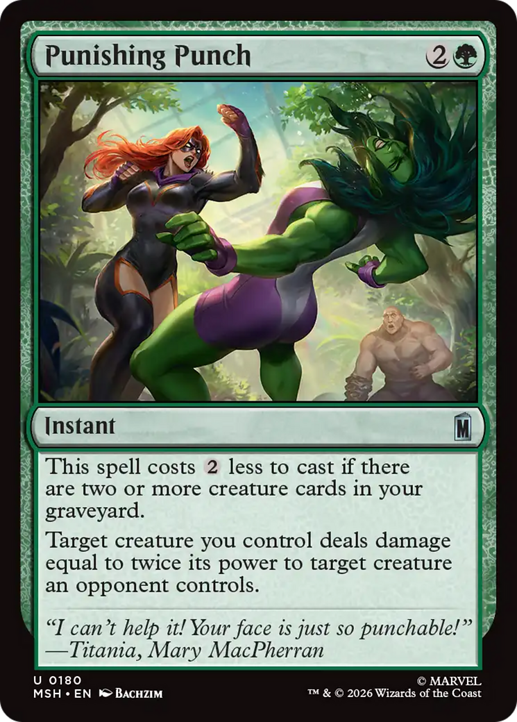 Punishing Punch [Marvel Super Heroes] | Boutique FDB TCG