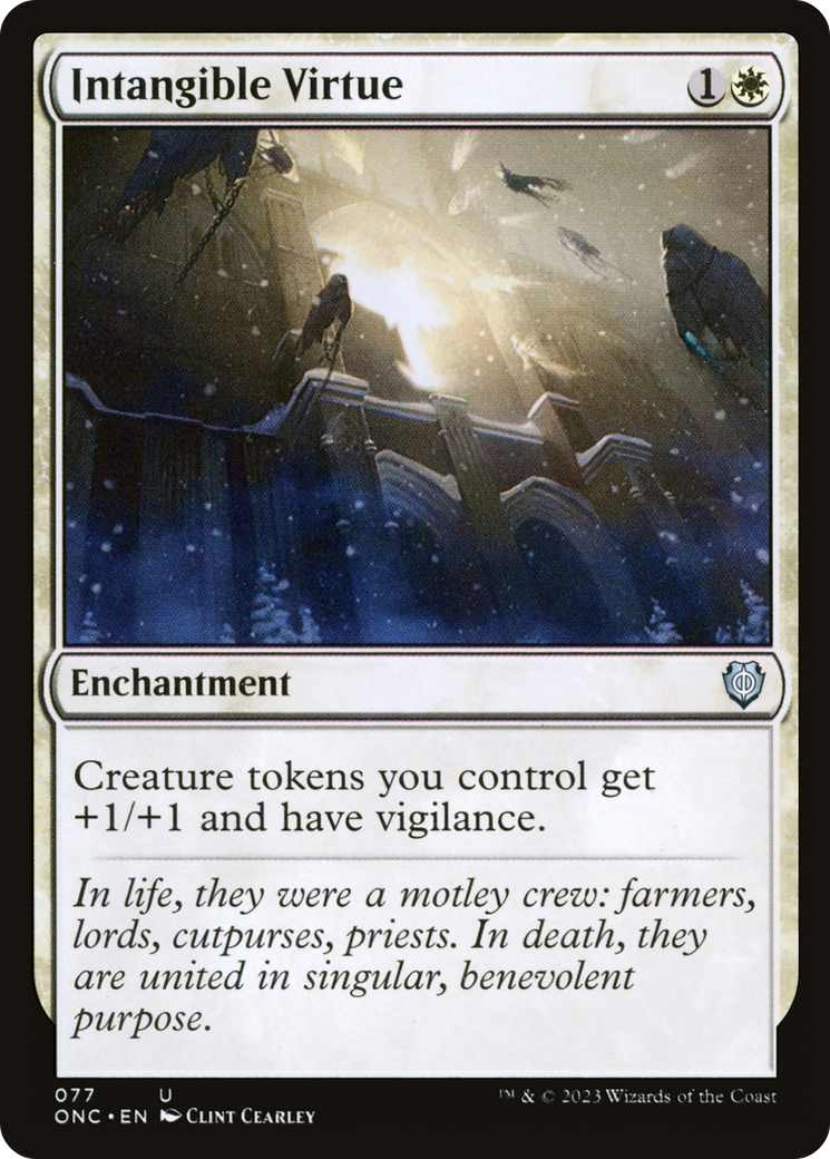 Intangible Virtue [Phyrexia: All Will Be One Commander] | Boutique FDB TCG