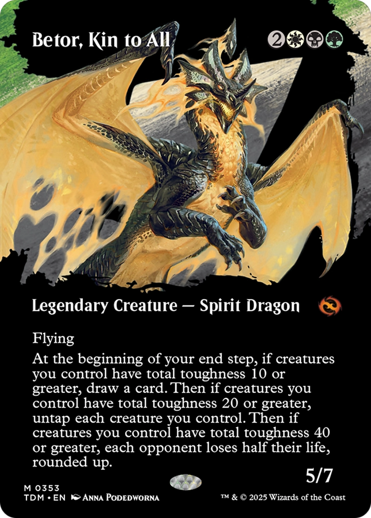 Betor, Kin to All (Borderless) [Tarkir: Dragonstorm] | Boutique FDB TCG