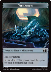 Beast // Vibranium Double-Sided Token [Marvel Super Heroes Commander Tokens] | Boutique FDB TCG