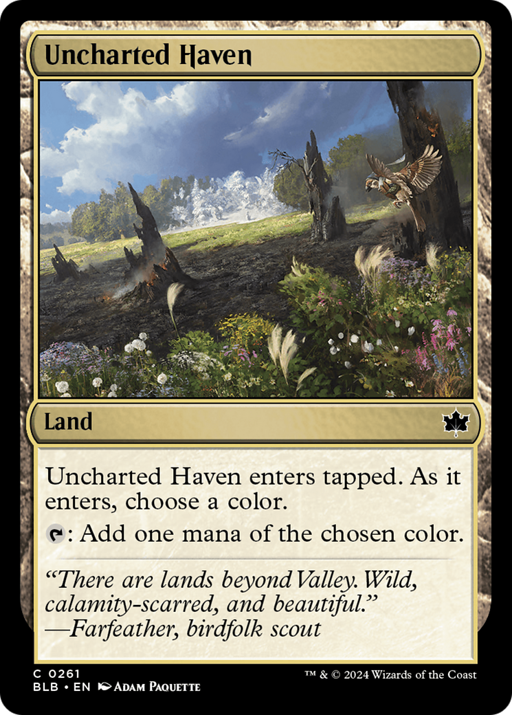 Uncharted Haven [Bloomburrow] | Boutique FDB TCG