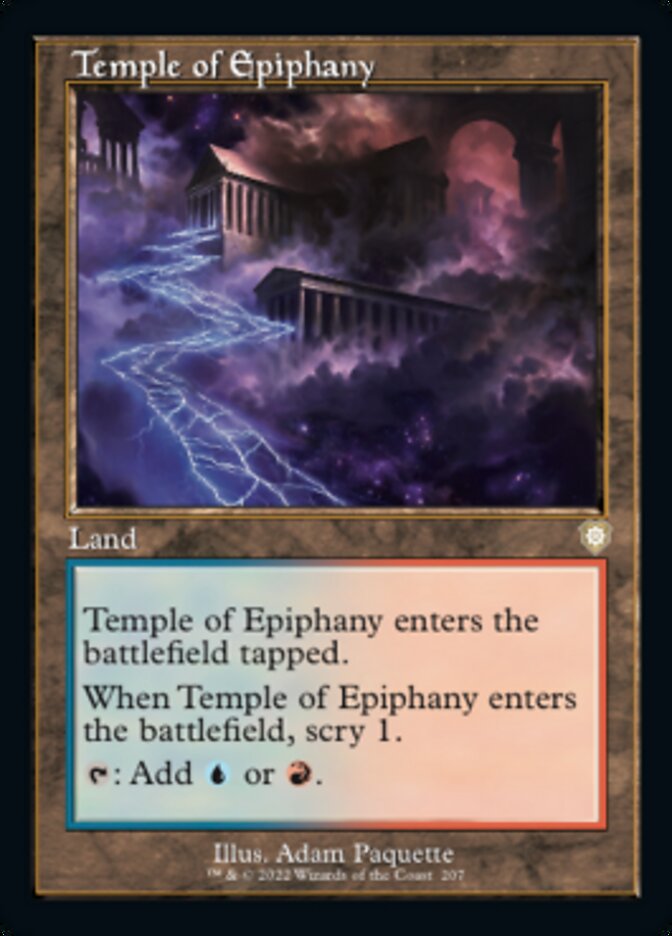 Temple of Epiphany (Retro) [The Brothers' War Commander] | Boutique FDB TCG
