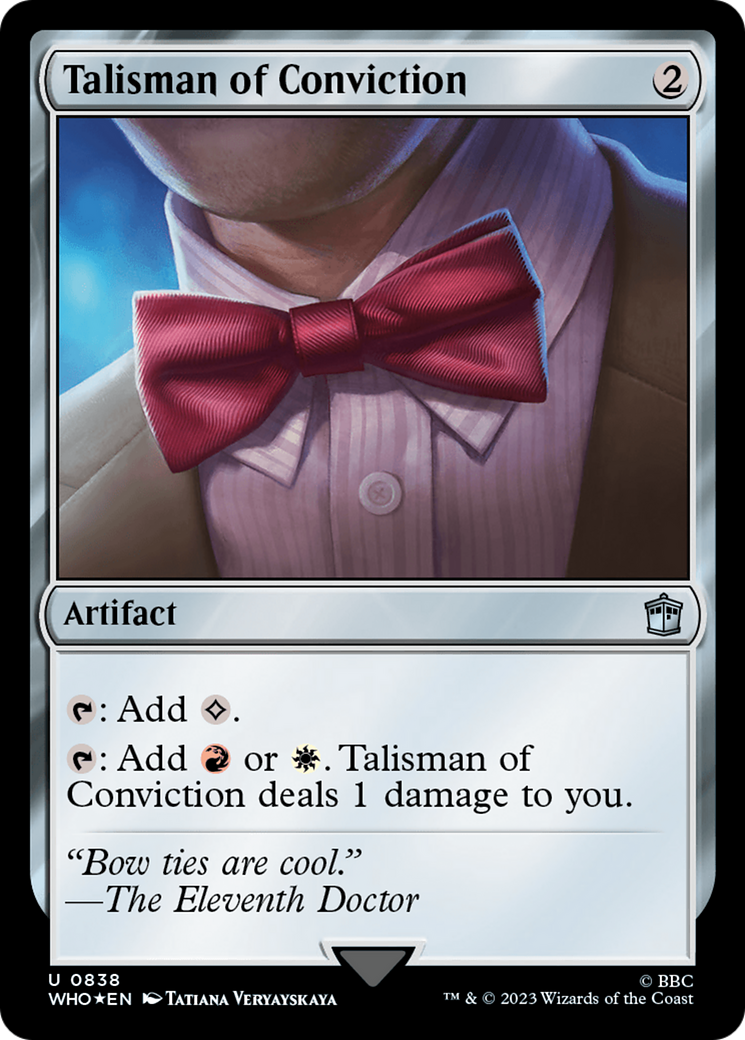 Talisman of Conviction (Surge Foil) [Doctor Who] | Boutique FDB TCG