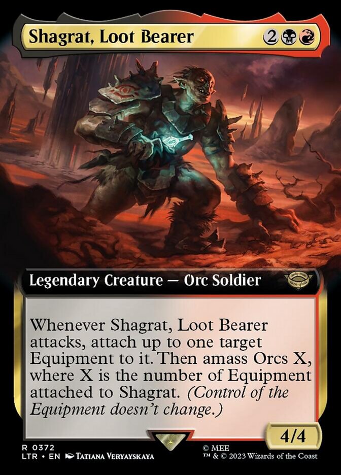 Shagrat, Loot Bearer (Extended Art) [The Lord of the Rings: Tales of Middle-Earth] | Boutique FDB TCG