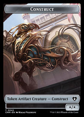 Elemental (0026) // Construct (0042) Double-Sided Token [Commander Masters Tokens] | Boutique FDB TCG