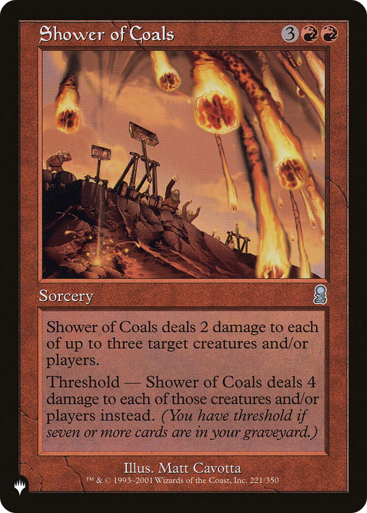 Shower of Coals [The List] | Boutique FDB TCG
