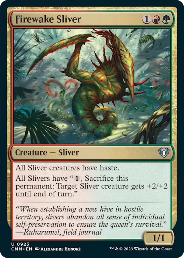Firewake Sliver [Commander Masters] | Boutique FDB TCG