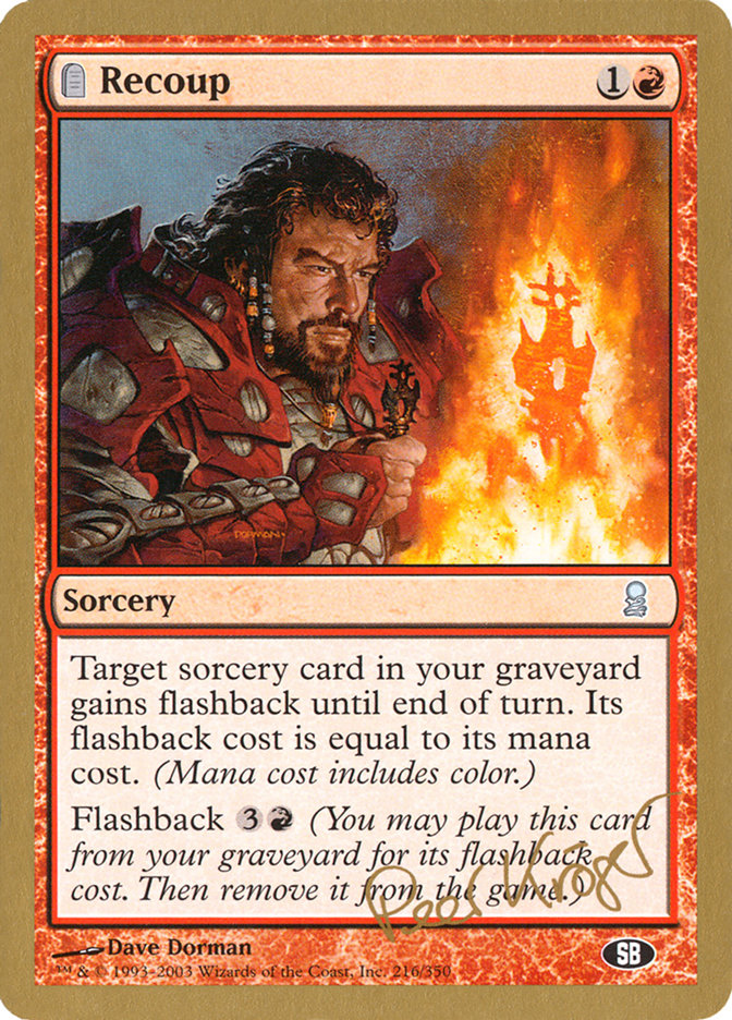 Recoup (Peer Kroger) (SB) [World Championship Decks 2003] | Boutique FDB TCG
