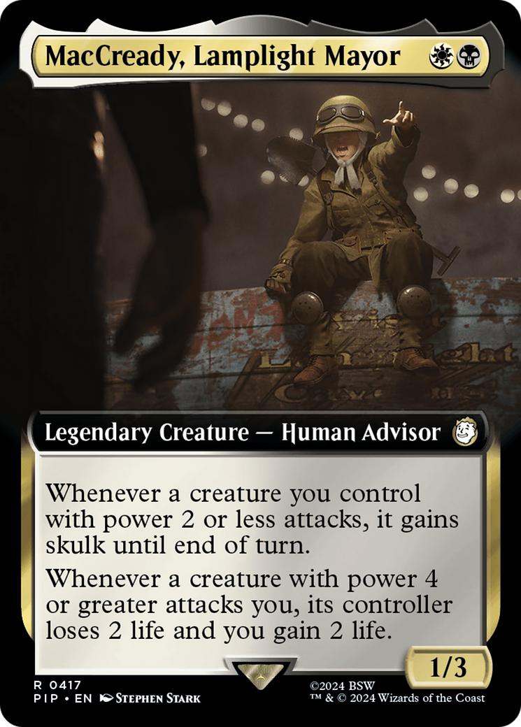 MacCready, Lamplight Mayor (Extended Art) [Fallout] | Boutique FDB TCG