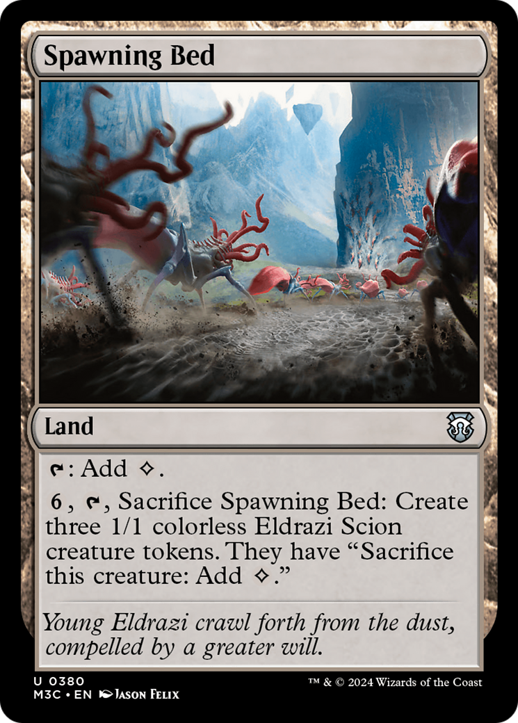 Spawning Bed (Ripple Foil) [Modern Horizons 3 Commander] | Boutique FDB TCG