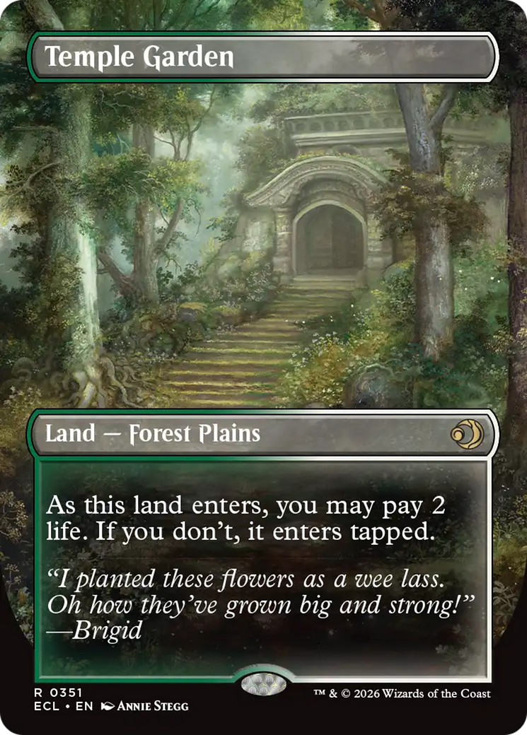 Temple Garden (Borderless) [Lorwyn Eclipsed] | Boutique FDB TCG