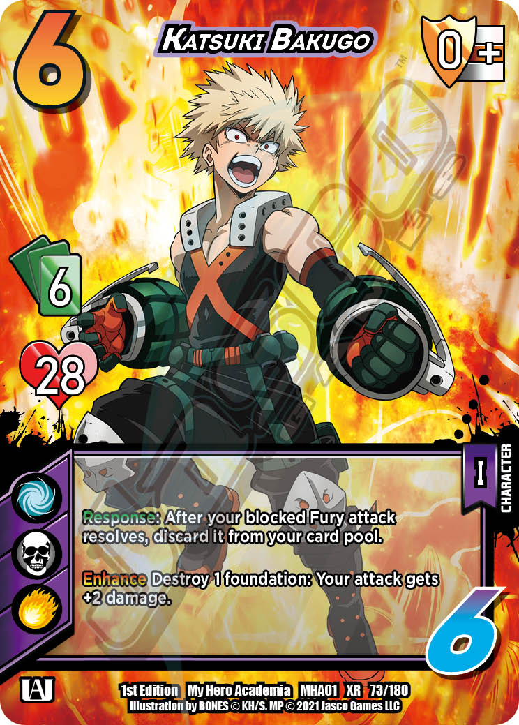 Katsuki Bakugo [Series 1 XR] | Boutique FDB TCG