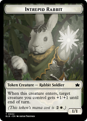 Wall // Intrepid Rabbit Double-Sided Token [Bloomburrow Tokens] | Boutique FDB TCG