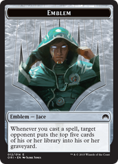 Pest // Jace, Telepath Unbound Emblem Double-Sided Token [Secret Lair: From Cute to Brute Tokens] | Boutique FDB TCG