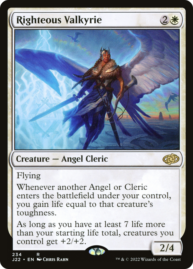 Righteous Valkyrie [Jumpstart 2022] | Boutique FDB TCG